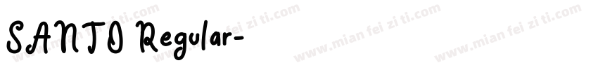 SANTO Regular字体转换
